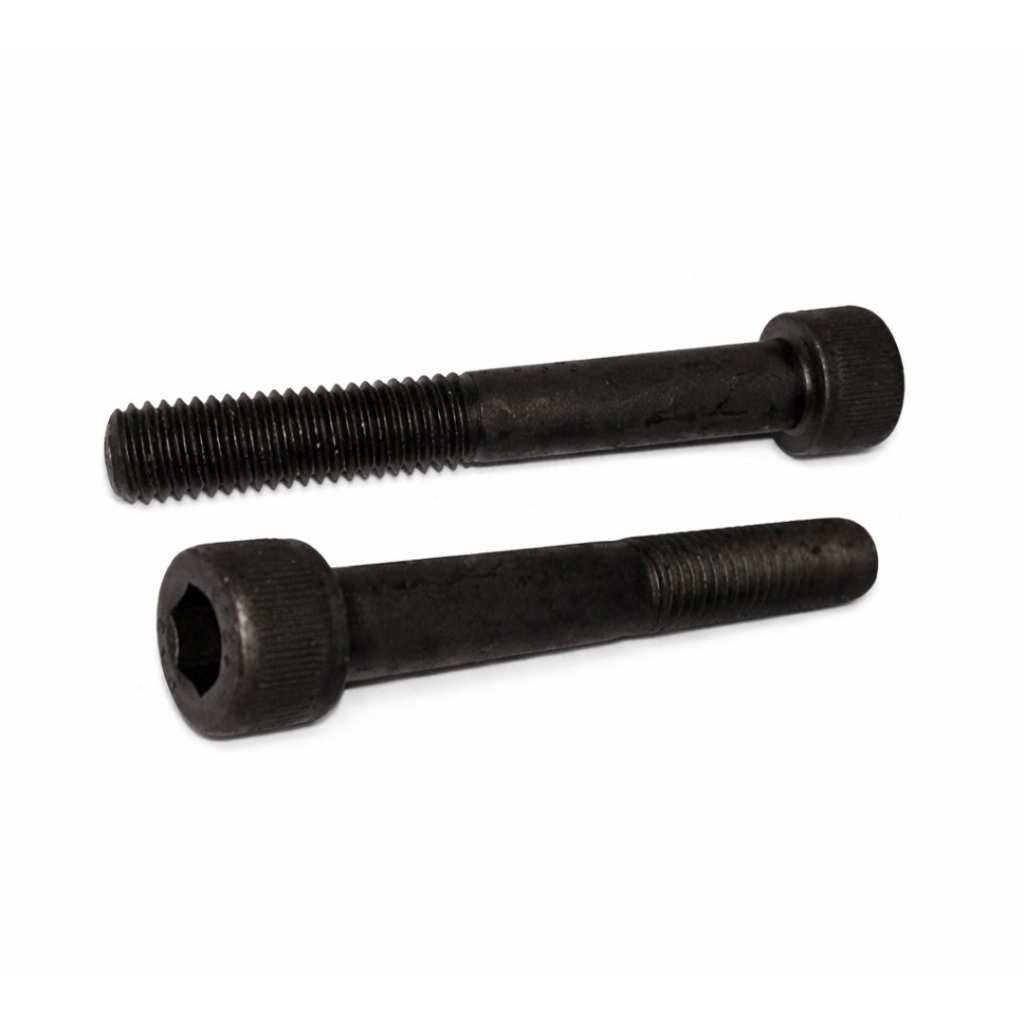 BAUT L BAJA M10X180 HITAM HALF DRAT
