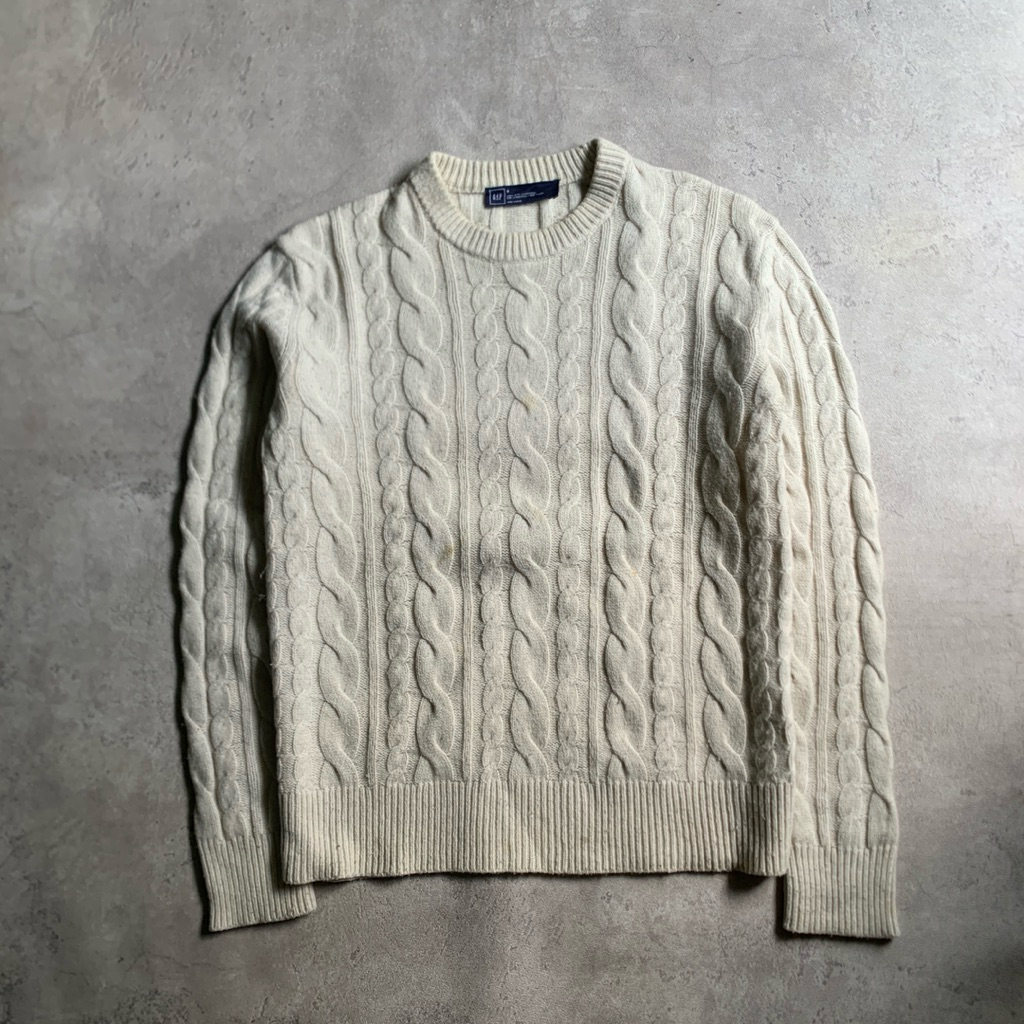 Cable Knit GAP Beige