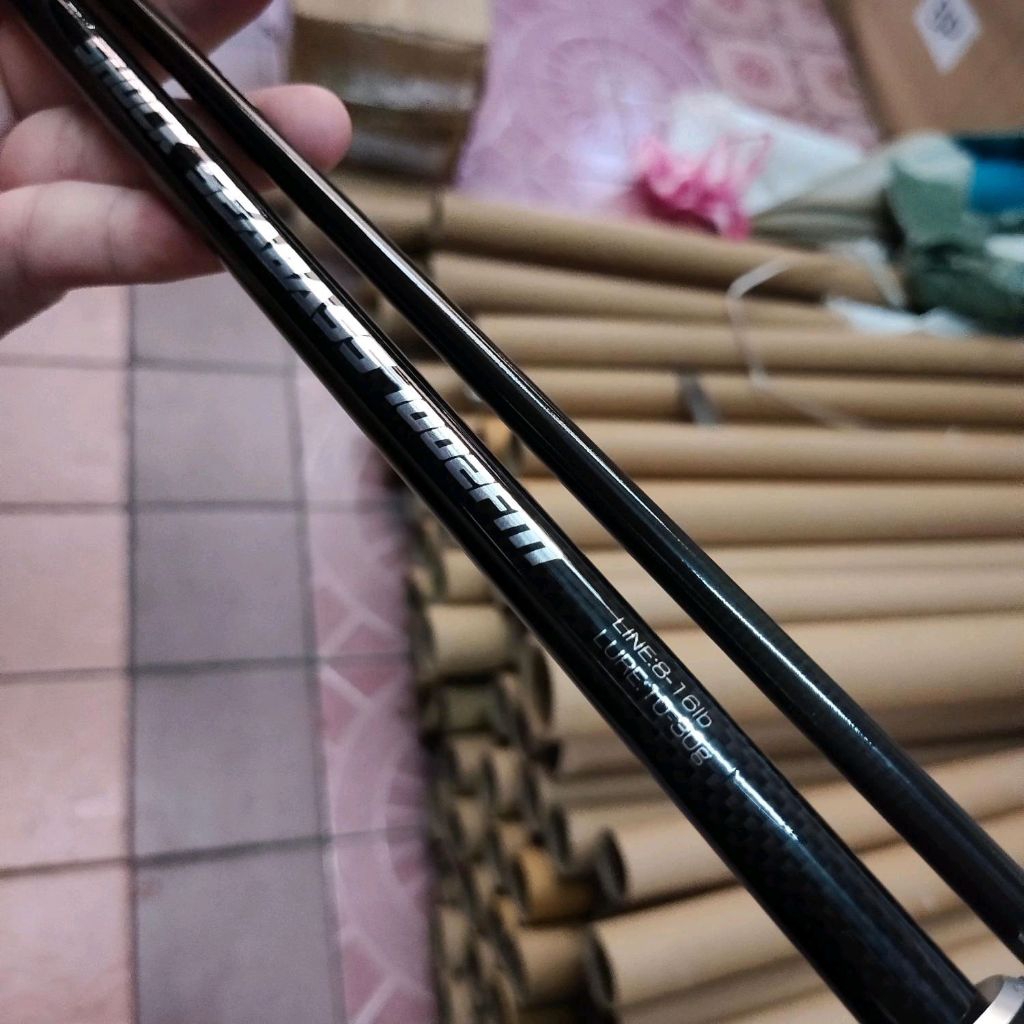 joran pancing ryobi shock seabass 300 cm joran carbon action medium