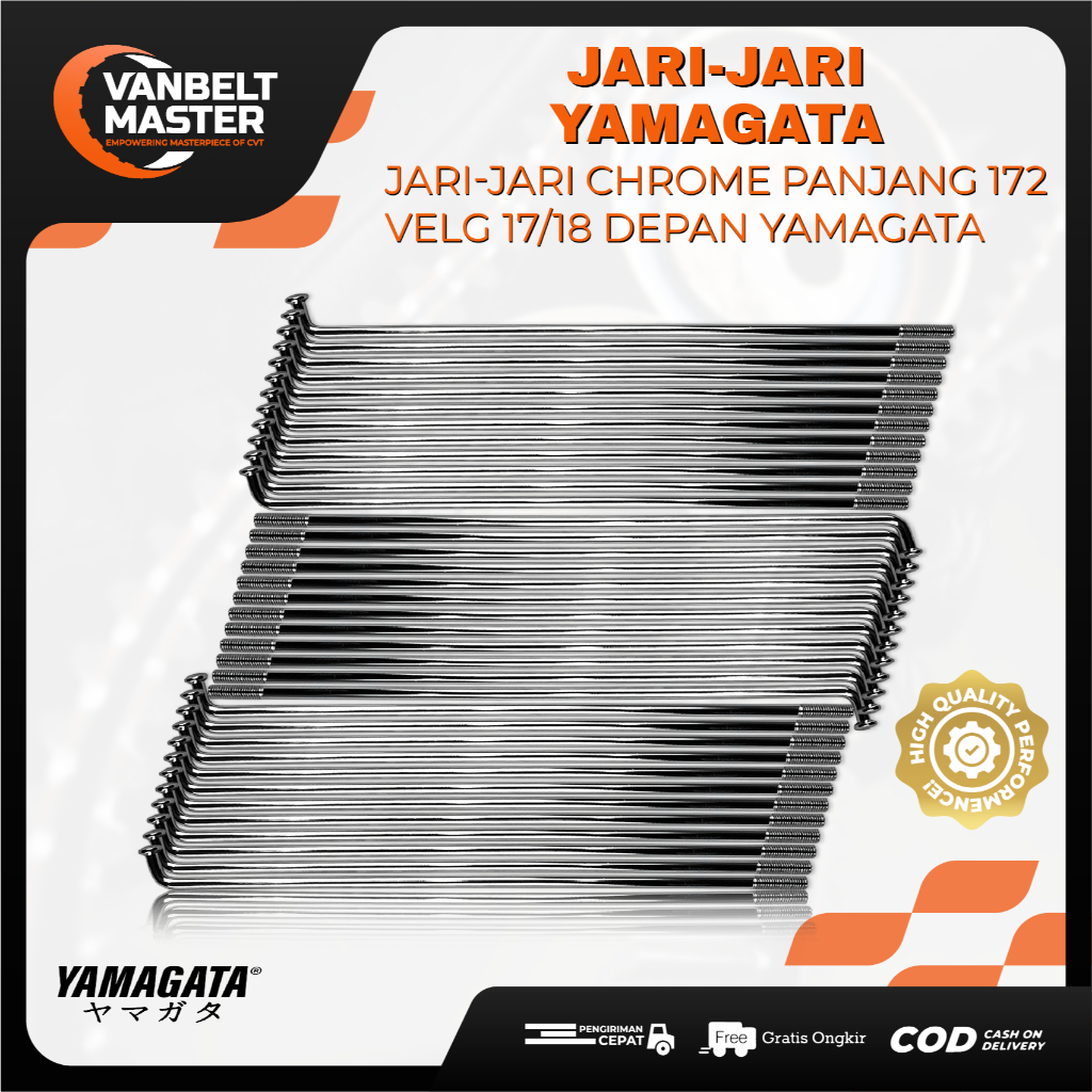 Yamagata Jari jari Ruji Velg 17 18 ukuran 172 Honda Yamaha Vario Beat Scoopy PCX Supra X Mega Pro Mi
