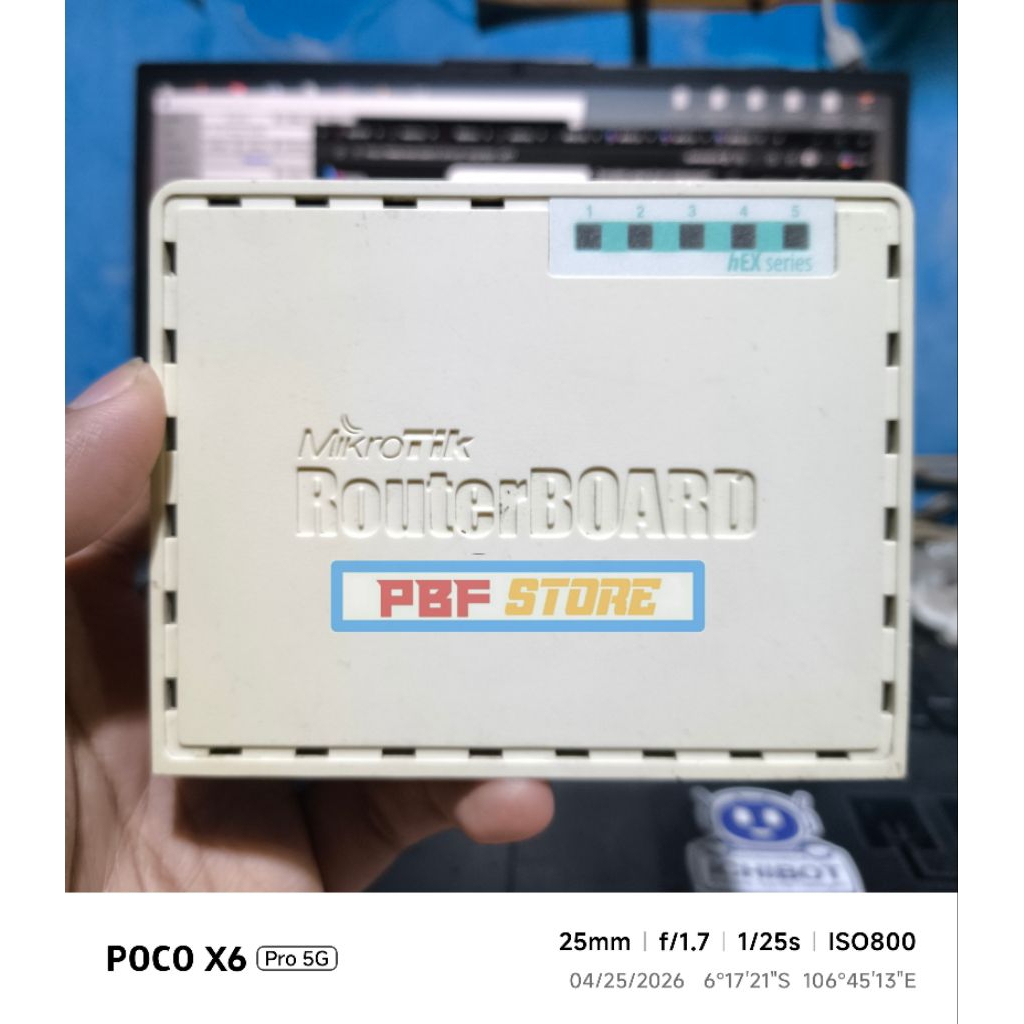 Mikrotik RB750GR3 Kondisi Bekas Normal
