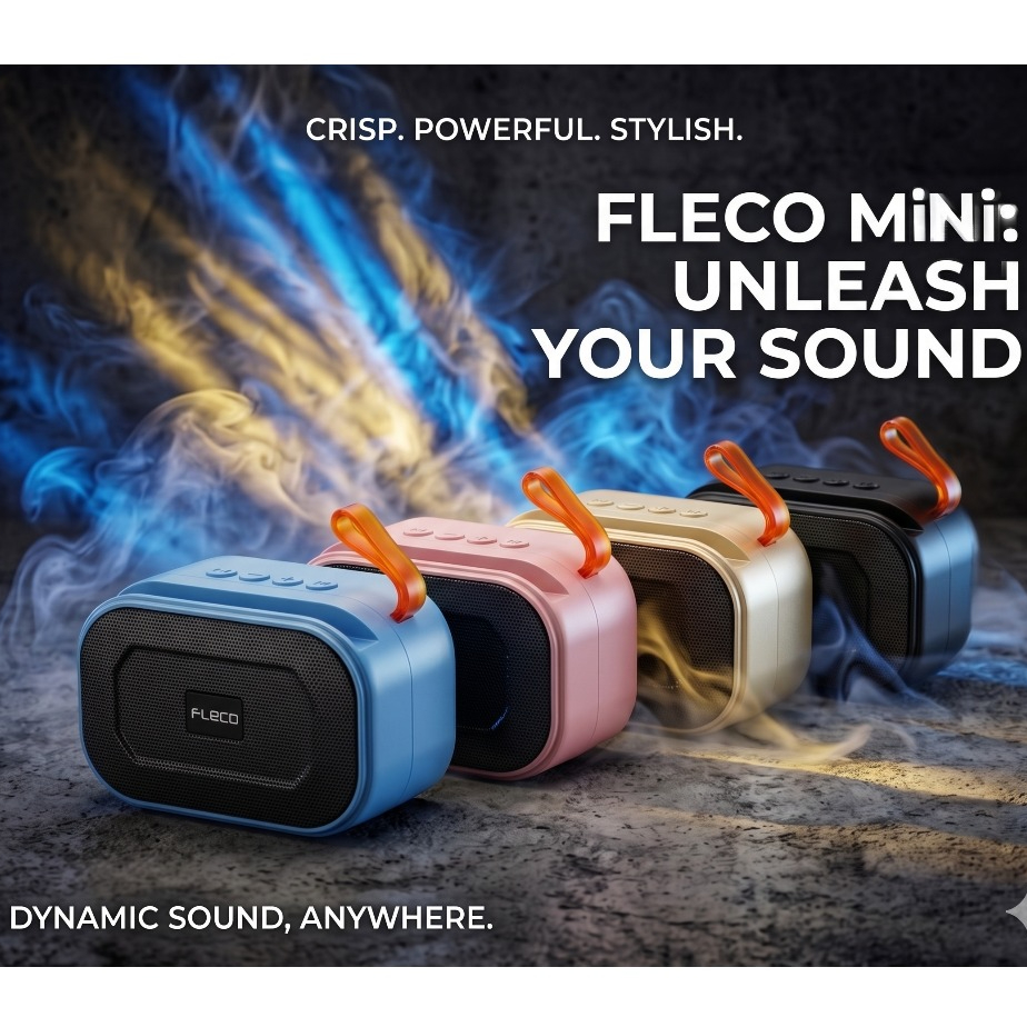 Speaker mini Portable Wireless FLECO F-301 KL Bass Super