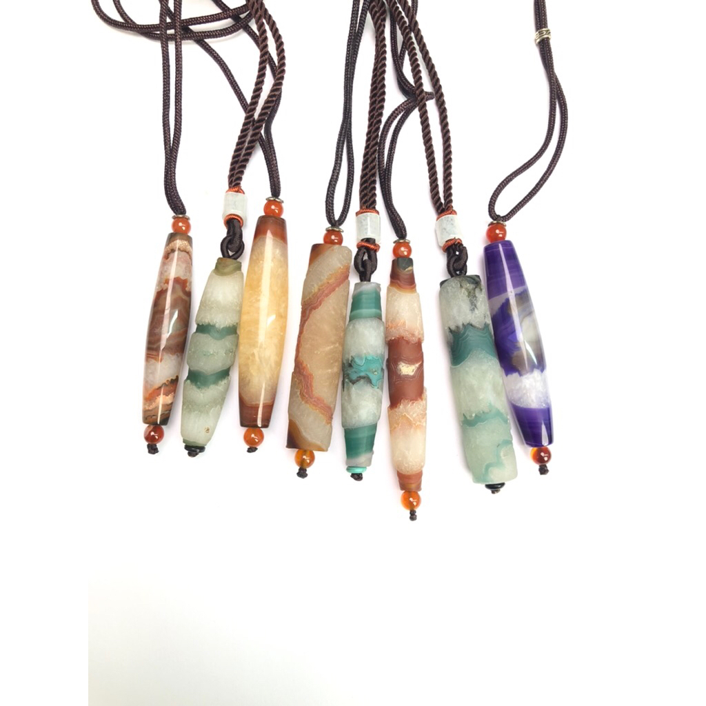 Kalung batu dzi original crystal dzi /necklace dzi stone agate