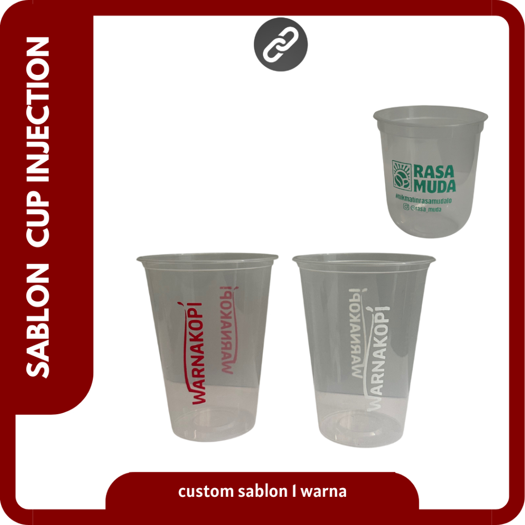 Sablon Gelas Thinwall Cup Injection 380ml | 400ml 500ml 700ml Cup PP injection | Gelas plastik Thinw