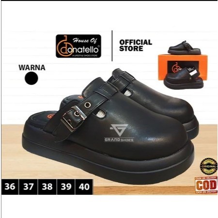 DONATELLO WL Sandal bustong Selop Slop Wanita Perempuan ringan anti slip Casual