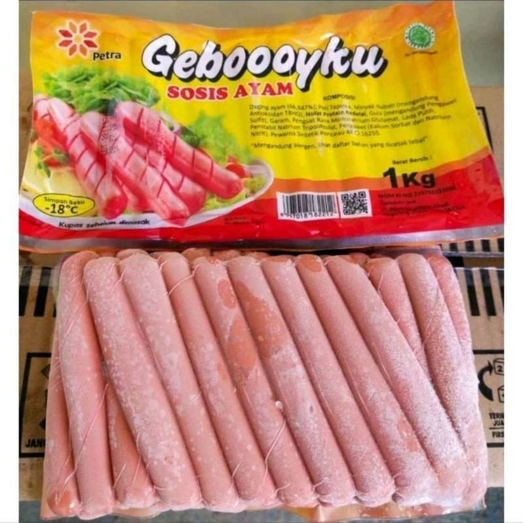 Sosis Geboy | sosis ayam Geboy 1 kg