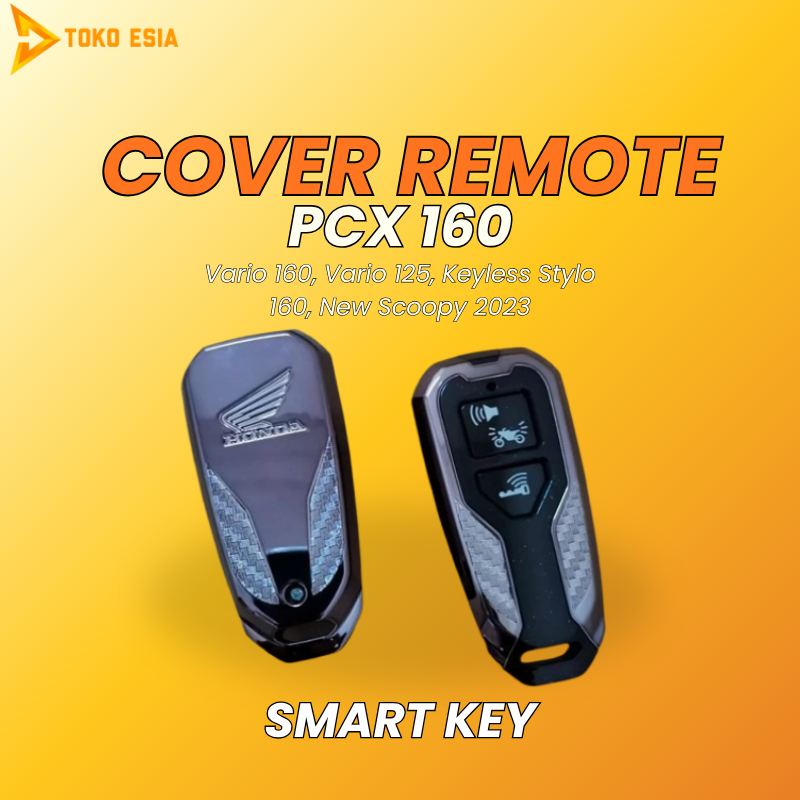 Cover Remote Smart Key - Sarung Kunci Motor Vario 160 - Pelindung Kunci Vario 125 - Cover Kunci Keyl
