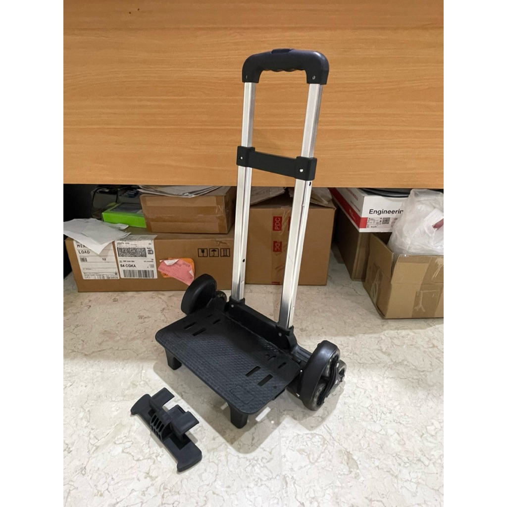 preloved Troli trolley tas koper sekolah anak klip tali lock