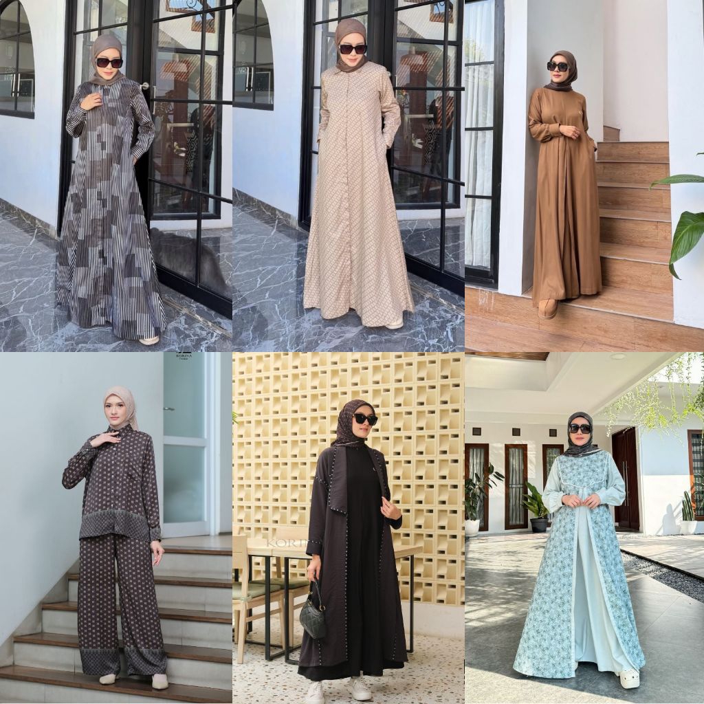 Korina BASIC DRESS MASEL TOP DENIM LONG TUNIK MARCEL MESSY DAVINA SURI SHEEVA SAGE SADRINA HAYA GEIS
