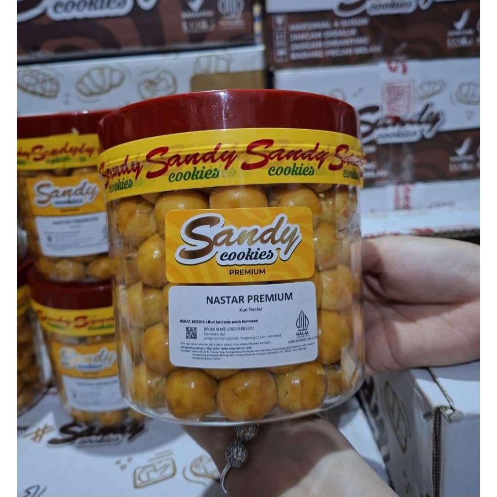 Nastar polos premium toples mini / sandy cookies / Kue lebaran