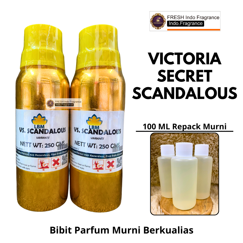 Bibit Parfum LBM - VS SCANDALOUS Repack 100 ML MURNI LBM Fragrance - Biang Minyak Wangi Murni Non Al