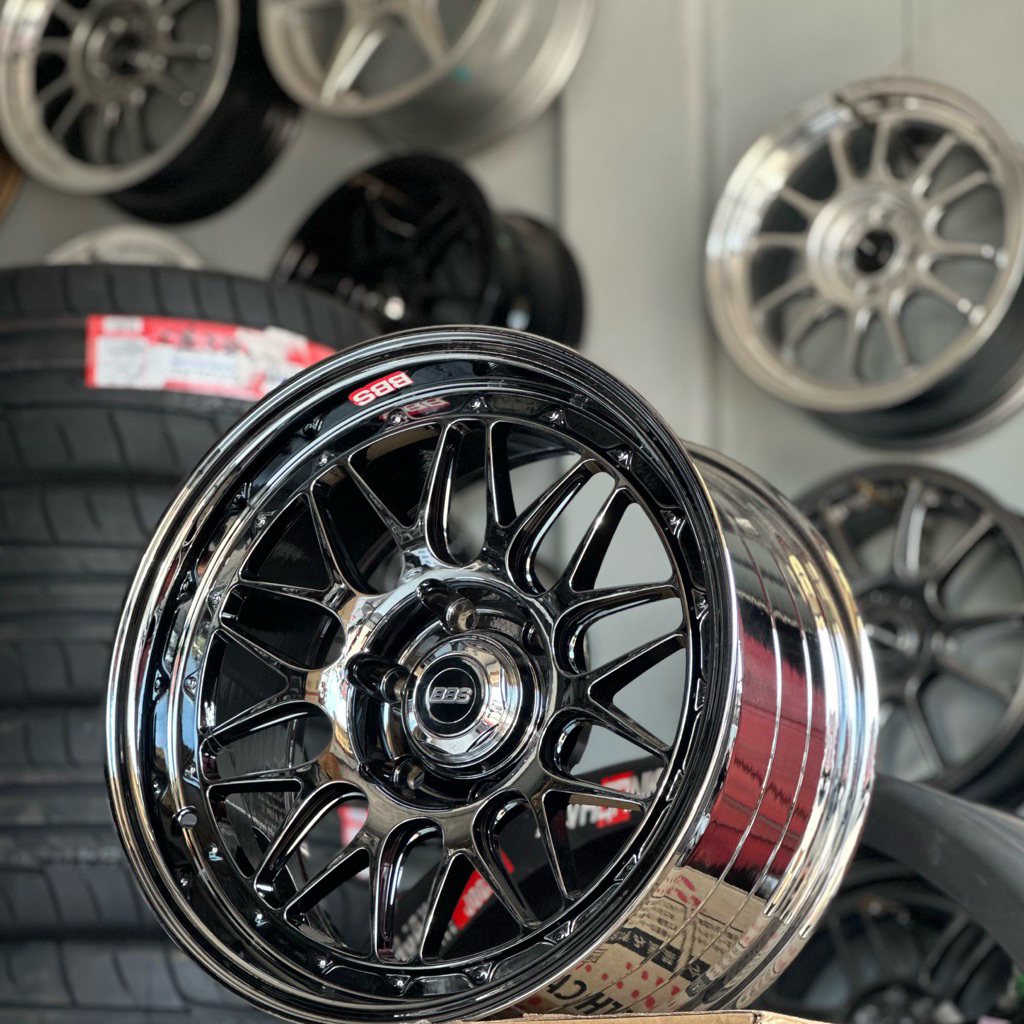 Velg Bbs Zeno Blackchrome R18 Kondisi Baru