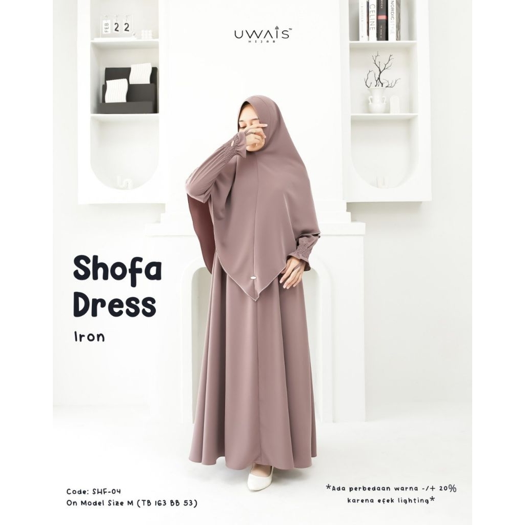 Gamis Shofa Dress Uwais Hijab
