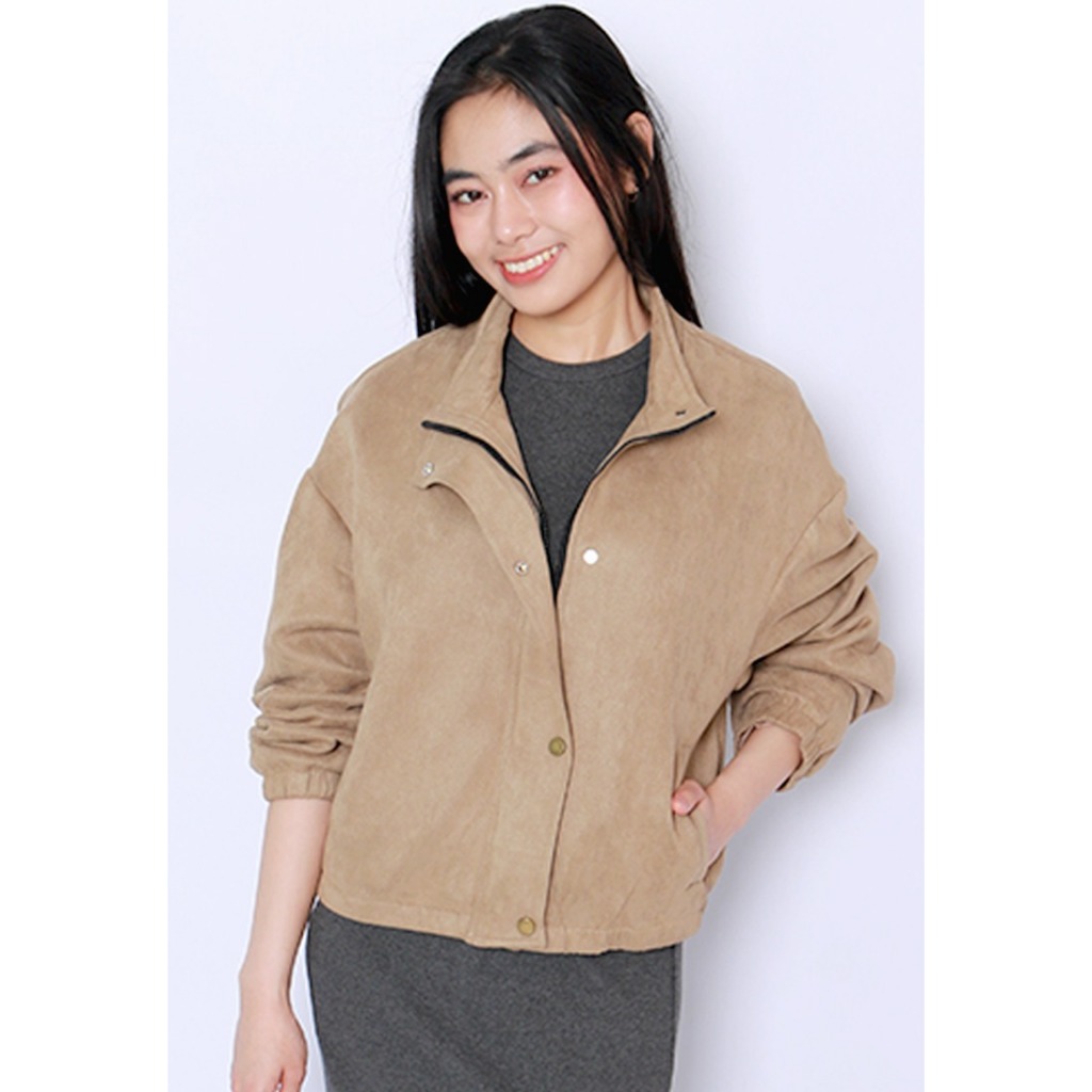 MAEGAN Suede Jacket Beyounique / Jaket / Luaran / Bomber / Harrington