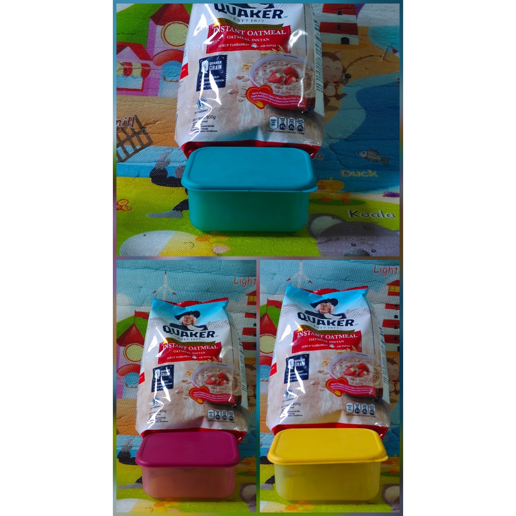 Quaker Instant / Quick Cook Oatmeal 800 gram ED 09/27 Bundling Container / Mangkuk