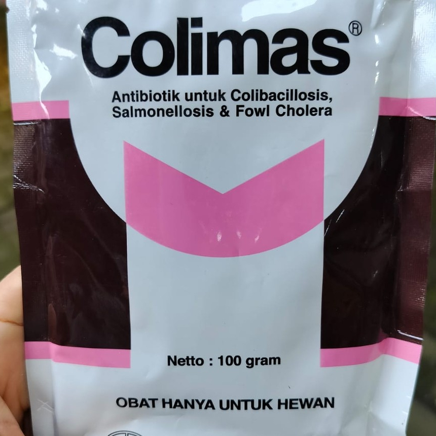 Colimas 100 gr Antibiotik Obat Ayam Cholera Kolera
