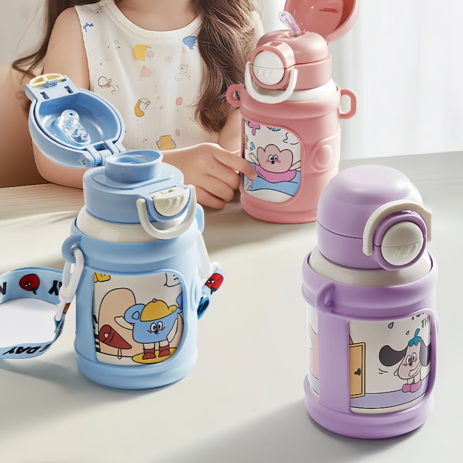 Botol Tempat Air Minum SUS316 Stainless 550ml /2in1 Botol Minum Anak bpa free Botol Stainless Anak