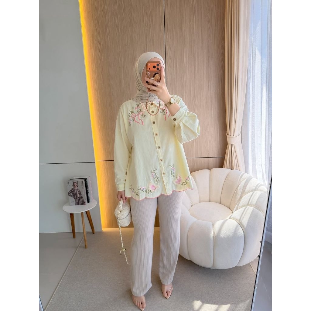 kemeja bordir zara