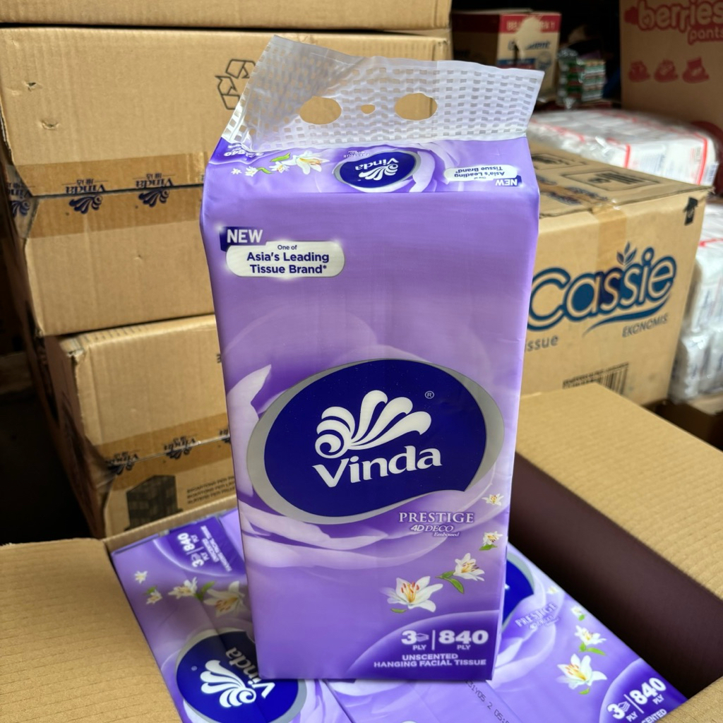 Tisu Gantung Vinda 840 Ply 3 Lapisan