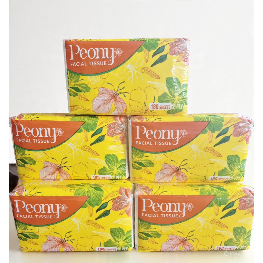 peony facial tissue