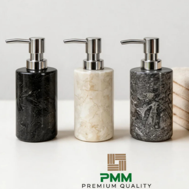 botol sabun cair marmer/dispenser sabun marmer/tempat sabun marmer