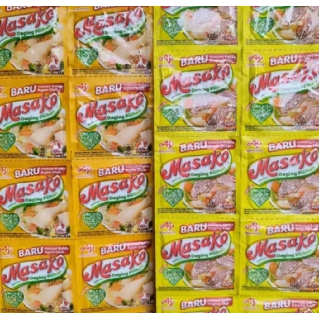 Masako Renceng 1/2 Dus(30lsn) Masako Sapi Masako Ayam