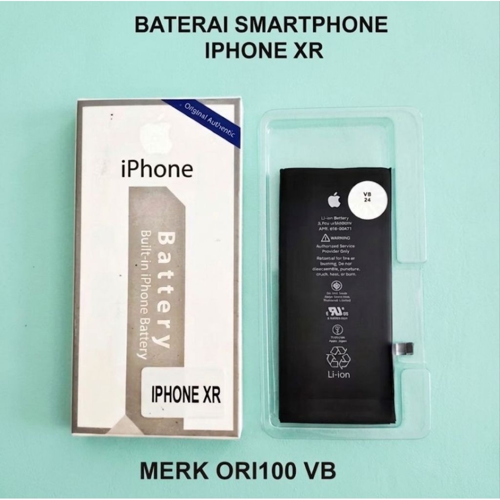Baterai Iphone XR Kualitas Segel VB