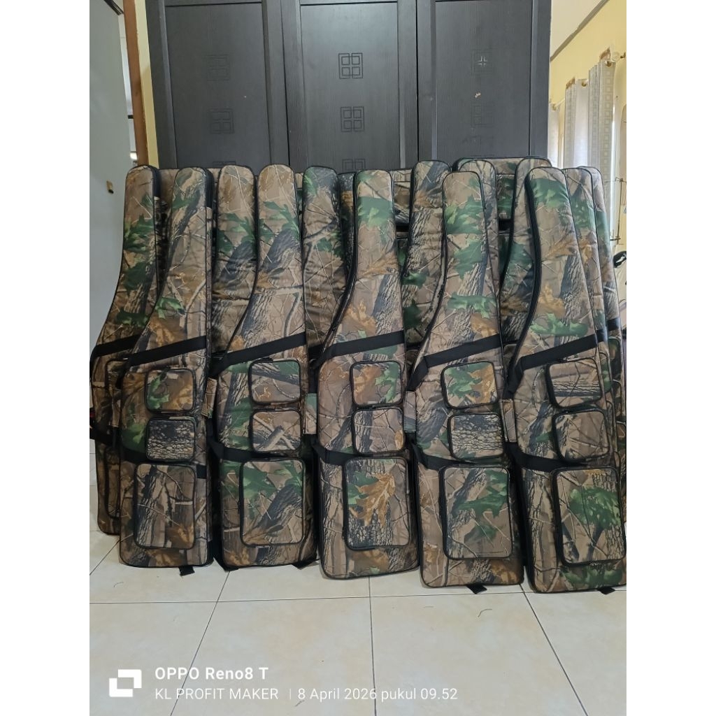 Tas Outdoor PCP 120x33cm Saku 3 Busa Tebal Pelindung Unit