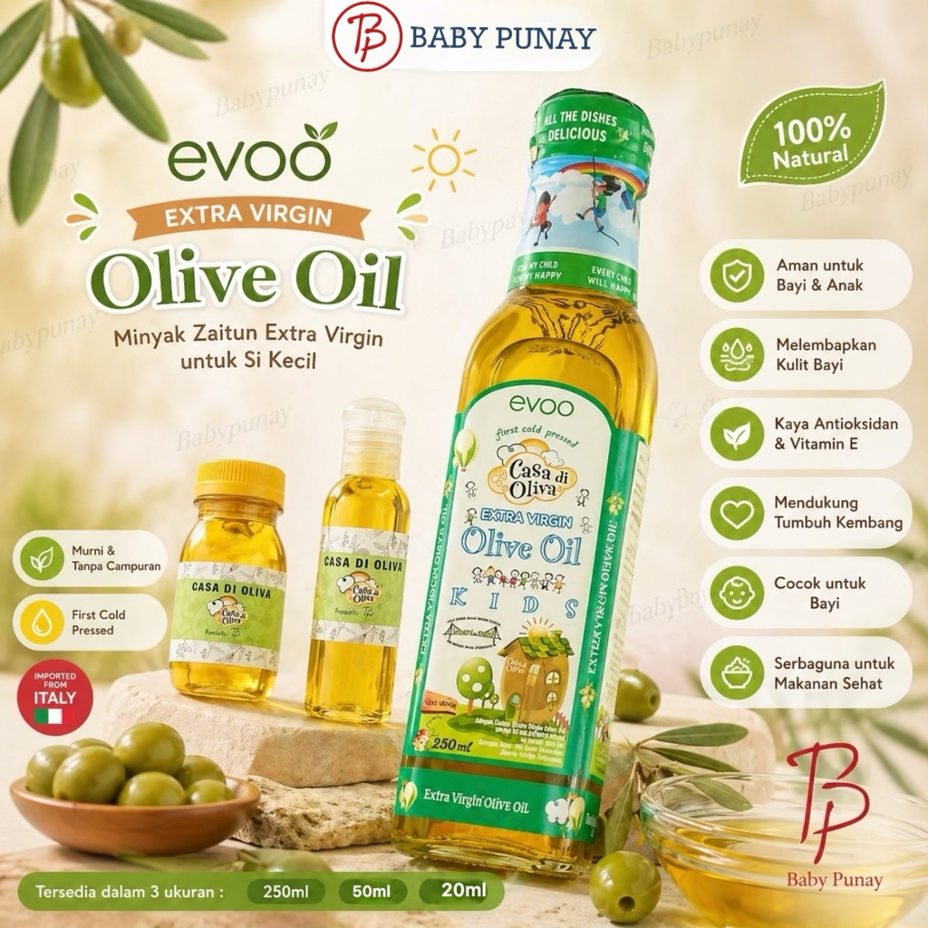 EVOO CASA DI OLIVA  |  MAZOLA CANOLA OIL  |  EVOO MPASI BAYI  |  LEMAK TAMBAHAN MPASI BAYI  | MINYAK