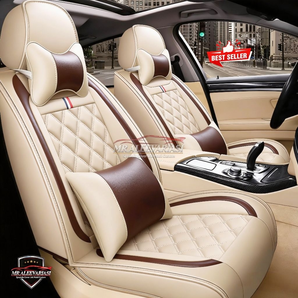 Sarung Jok Mobil Innova Type G E V Tahun 2005-2015 Fullseat Depan-Delakang Full Busa