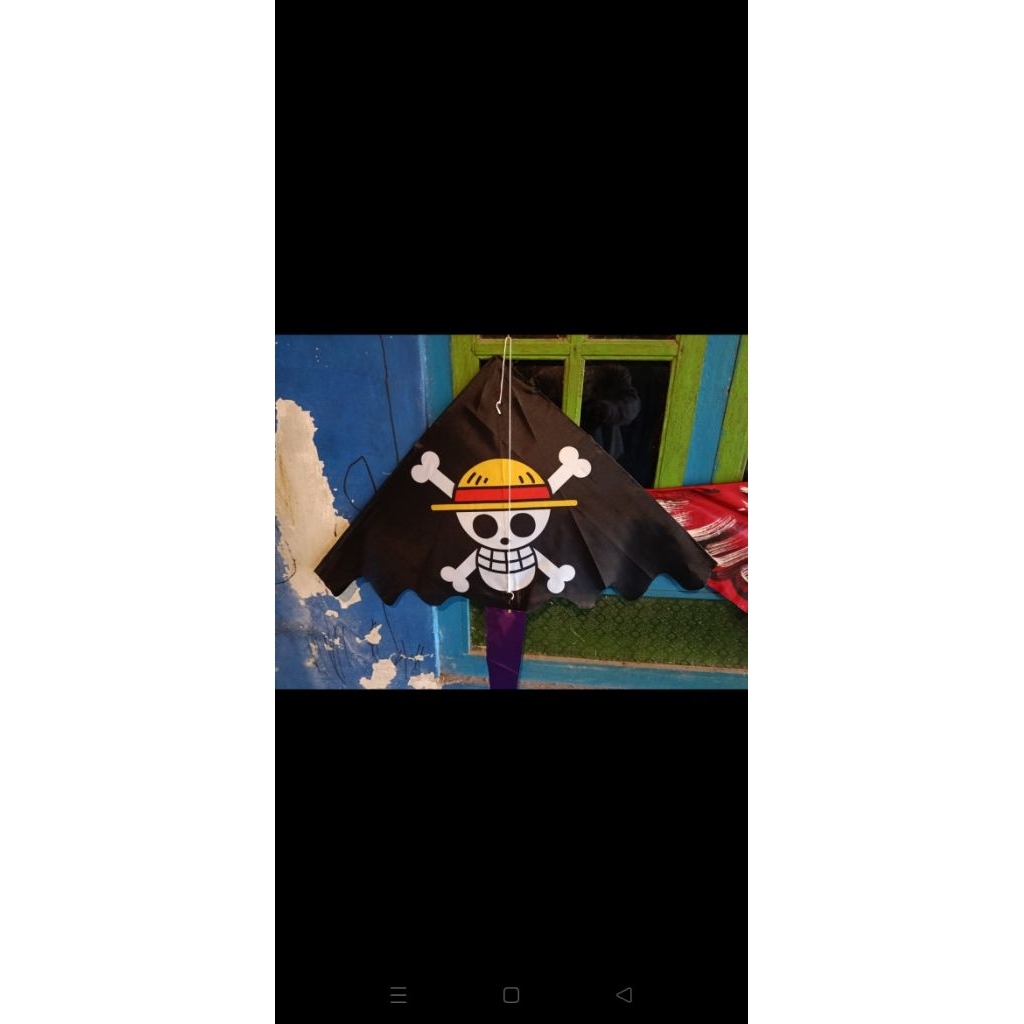 layangan kain layang layang pantai motif one piece