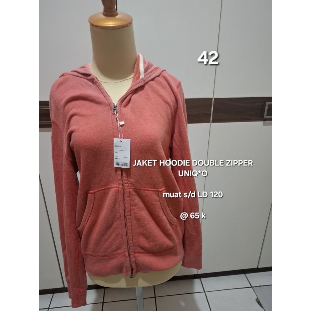 HOODIE DOUBLE ZIPPER WANITA PL