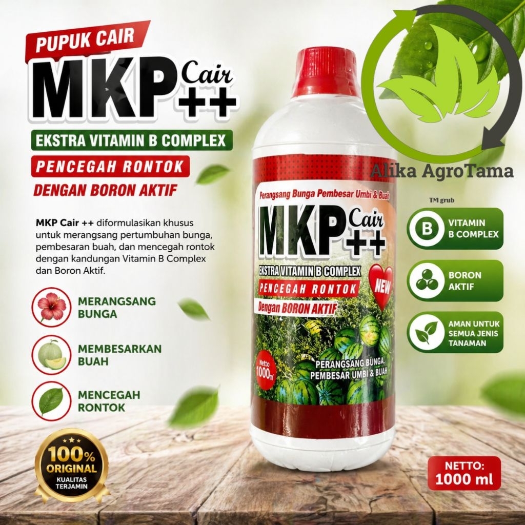 MKP Cair ++ pupuk semprot perangsang bunga dan buah