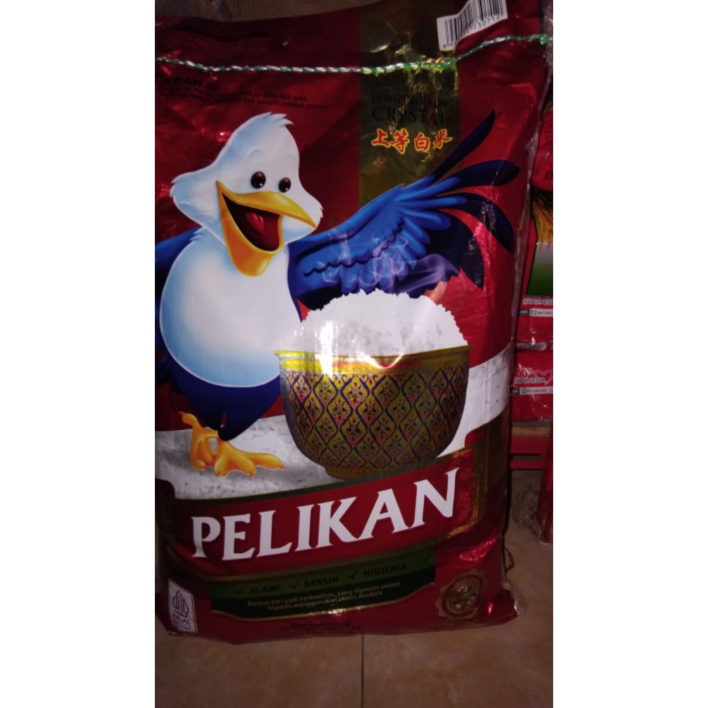 beras pelikan 10 kg