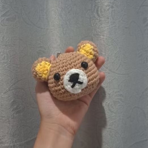 Rilakkuma Crochet Keychain/ Gantungan Kunci Rajut Rilakkuma