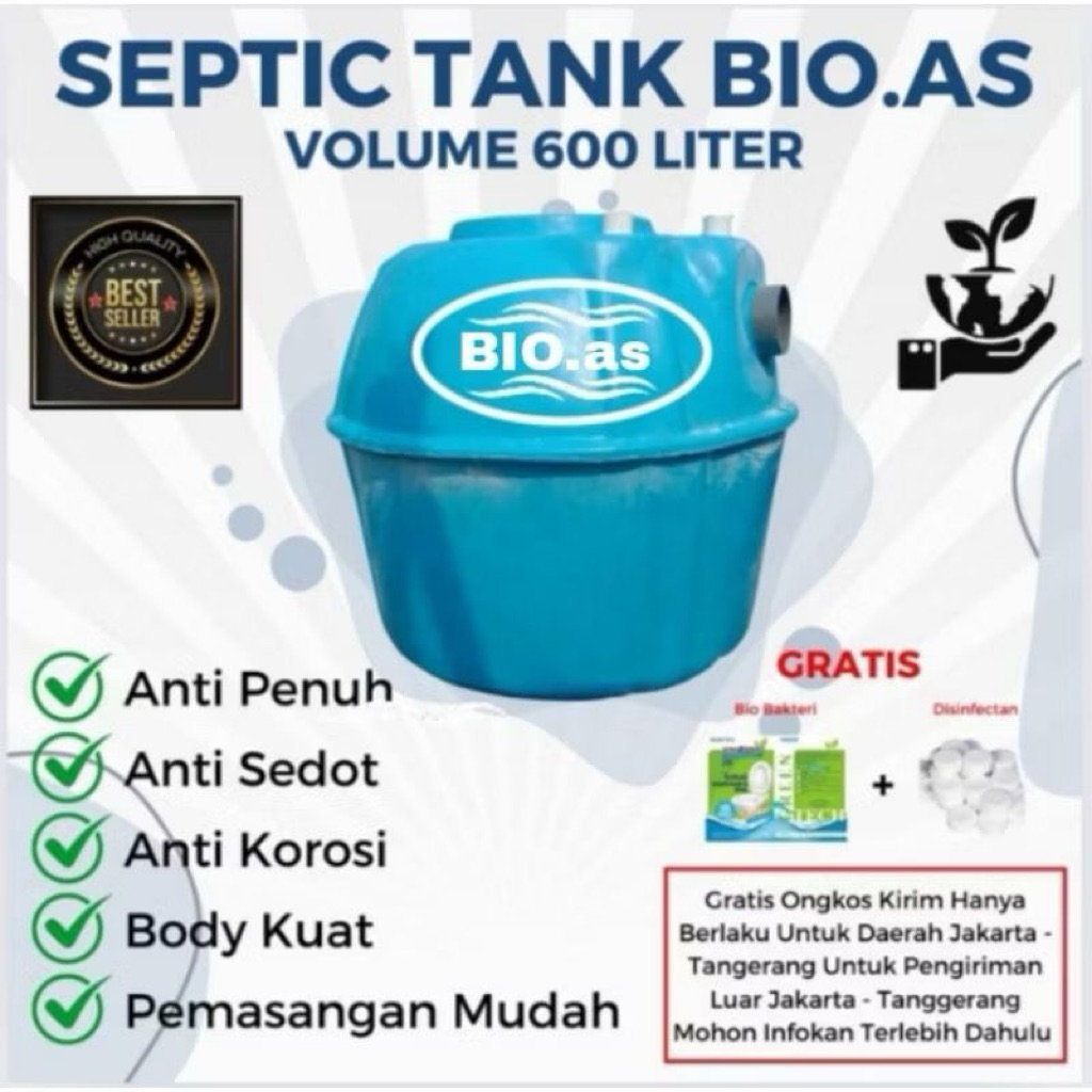 BIO SEPTIC TANK BIO AS 500L