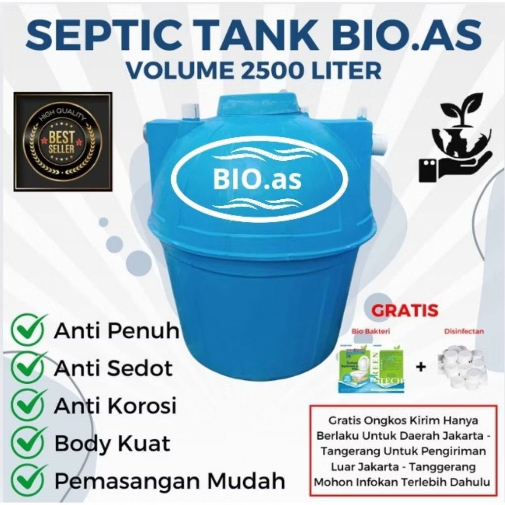 BIO SEPTIC TANK BIO AS 2500L