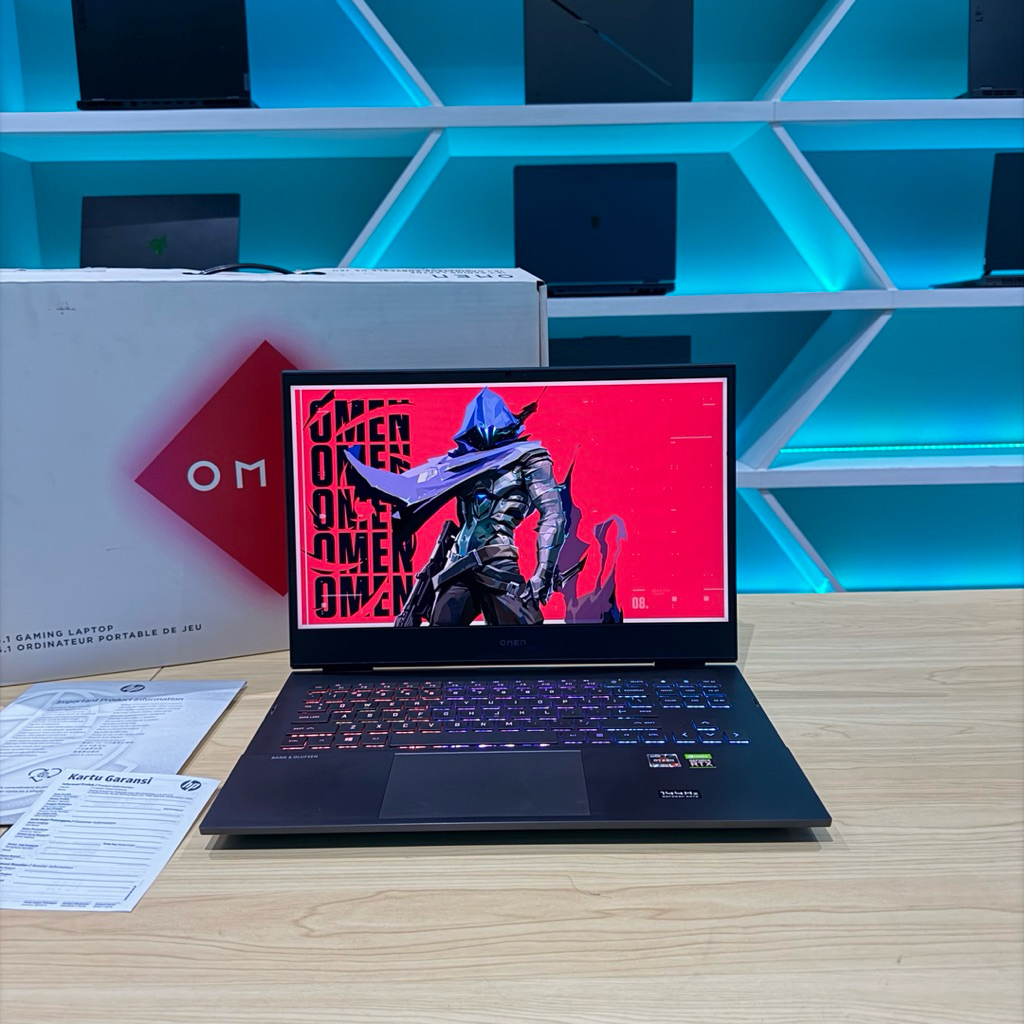 Laptop Gaming HP Omen 16 Ryzen 7 5800H RTX 3070 8GB 16GB/512GB Mulus 99,9%