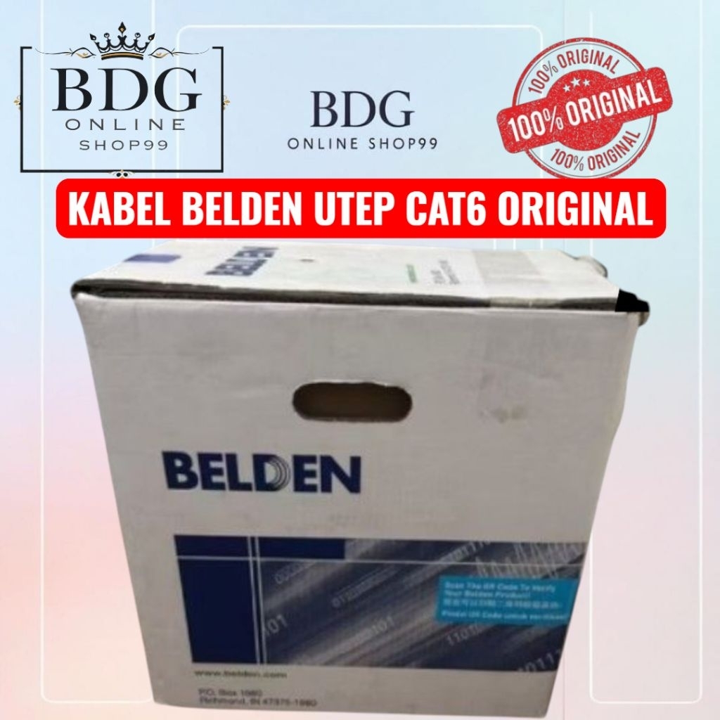 KABEL BELDEN utp cat 6 ( panjang 305 meter)