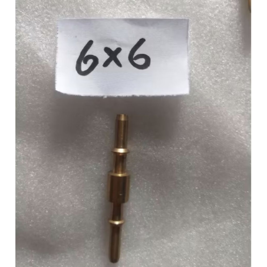 Nepel Tusuk Gigi 6x6 mm nepel kuningan  ict nepel injektor cleaner servis injeksi