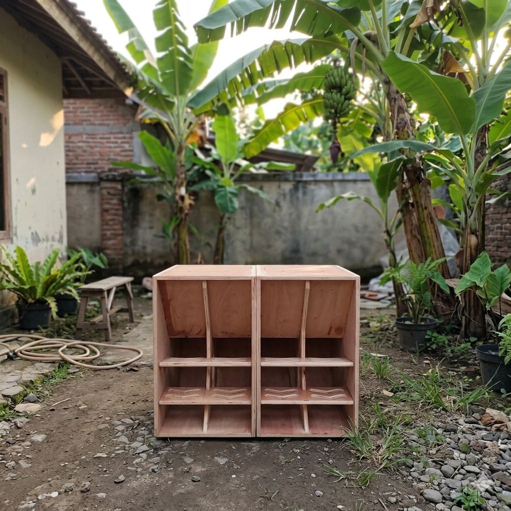 Box F1 Single 8 inch Triplex 12mm Top Kualitas Mantap