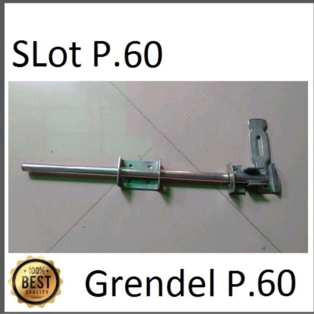 slot grendel pintu pagar besi gebyog panjang 60cm berkualitas