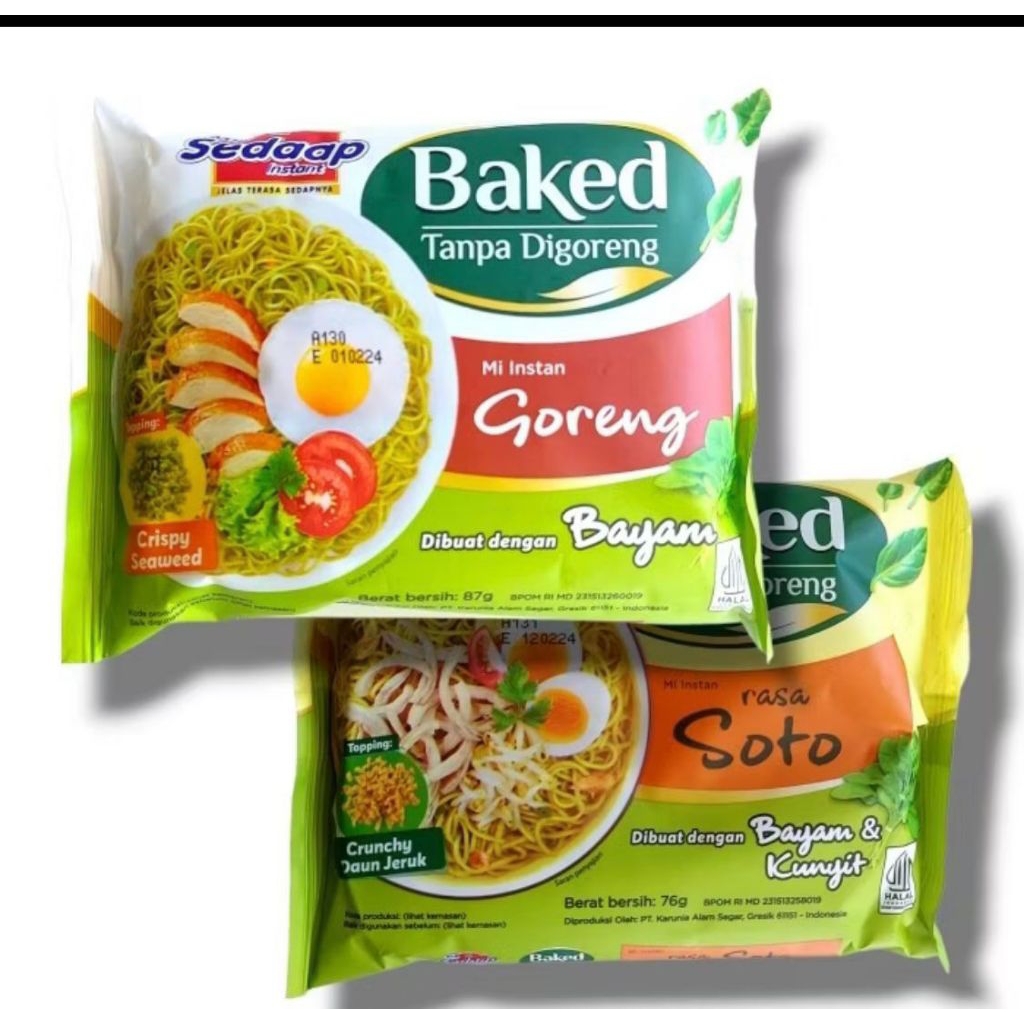 SEDAAP Bakwd Mie Goreng Dan Kuah [ 1 Dus isi 24 pcs ]