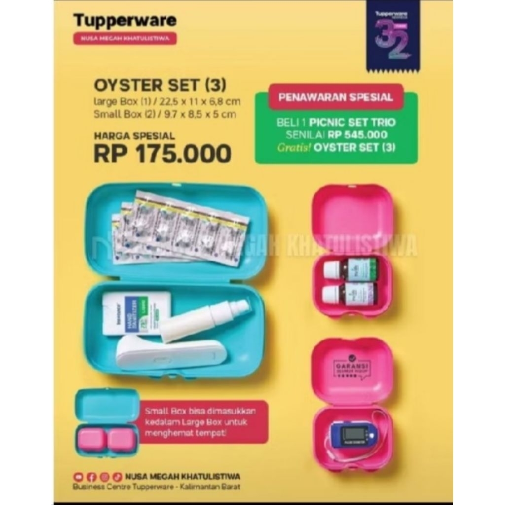 Oyster Tupperware