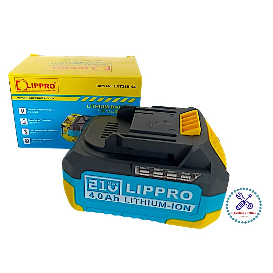Lippro Baterai 21V - Battery 21V 4,0 Ah Lippro