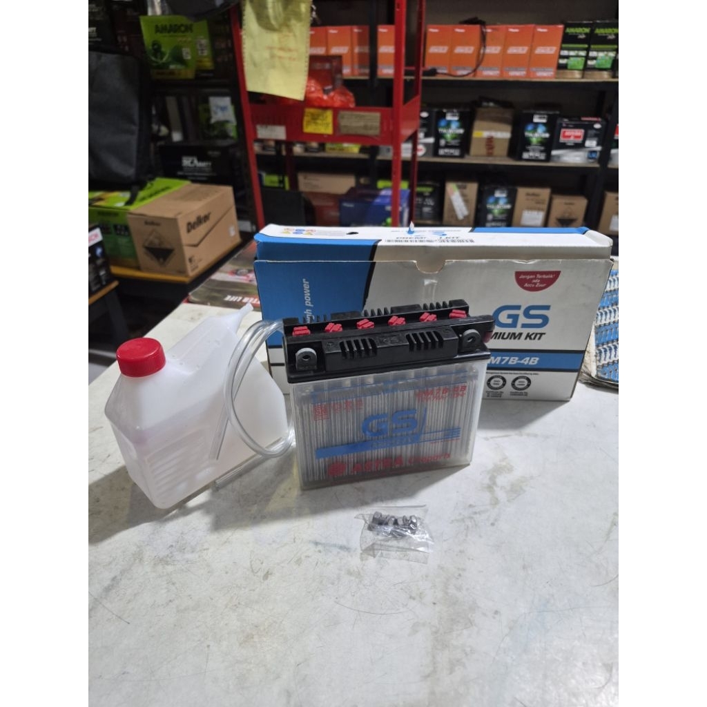 Aki Motor GS Premium GM7B4B 7 Ah Scorpio/Tiger/Nouvo