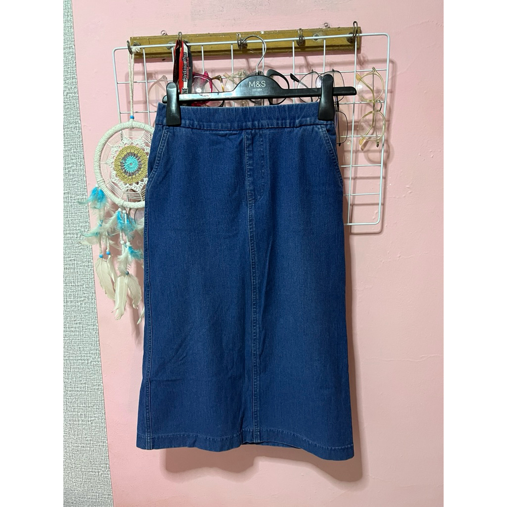 Denim skirt uniqlo