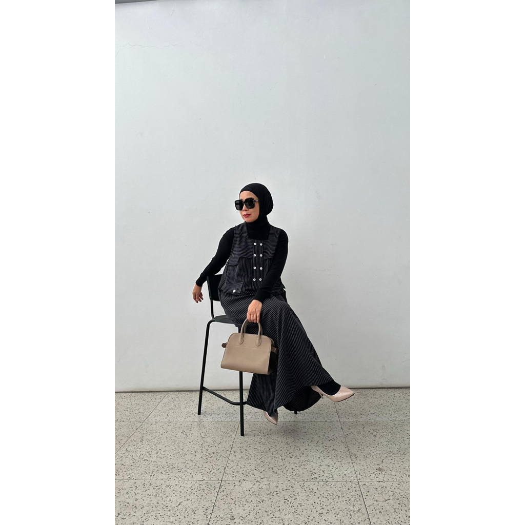 Nayvara Vest Dress - DFR Cloth