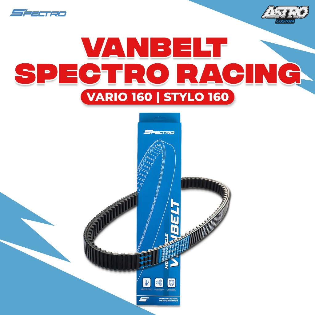 Vanbelt Spectro Vario 160 K2S Beat Fi Scoopy Fi ESP NMAX Aerox LEXI Vario 125 150 Vbelt CVT Racing