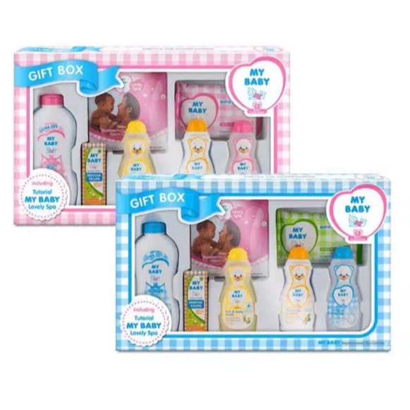 Set Perawatan Bayi Lengkap My Baby / Set Gift Box My Baby  / Paket Hadiah My Baby / Paket Gift Box M